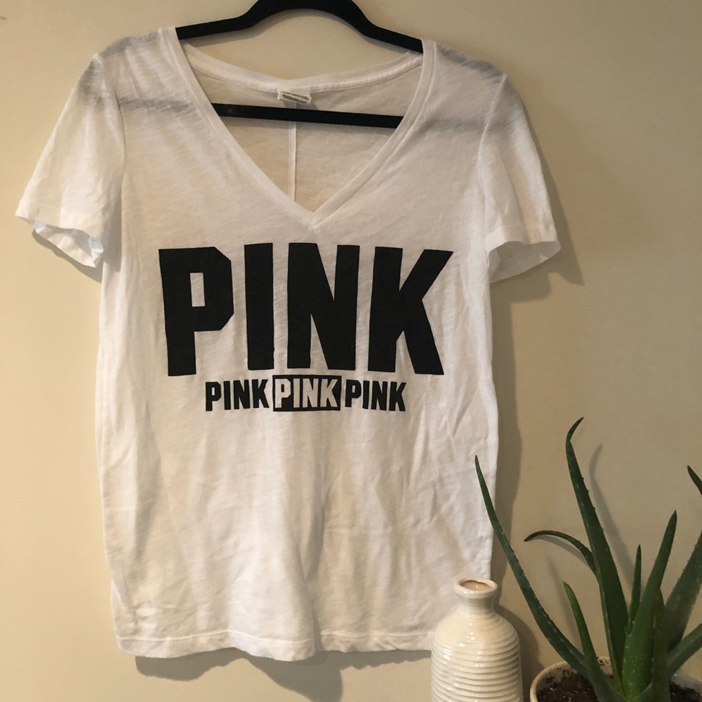 Pink v neck